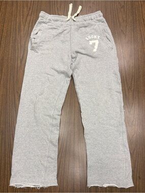 Kingdom Lucky 7 Men's Gray Sweatpants Joggers Large